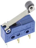 10506702 Marquardt Roller Lever Micro Switch, Tab Terminal, 5 A @ 250 V ac, SP-CO, IP00, IP40