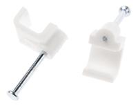 233-562 RS PRO White PE Rectangular cable clip
