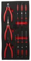 833-5919 RS PRO 10 Piece Electronics Tool Kit with Foam Inlay