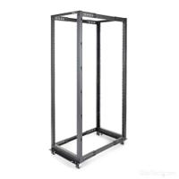 4postrack42 StarTech.com Black 42U Steel Server Rack , with 4-Post Frame