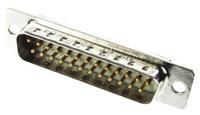 09672255604 HARTING 25 Way Panel Mount D-sub Connector Plug, 2.77mm Pitch