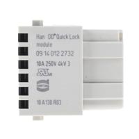 09140122732 HARTING Heavy Duty Power Connector Module, 10A, Female, Han-Modular Series, 12 Contacts