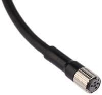 xs3f-m8pvc4s5m Omron Female 4 way M8 to Unterminated Free End Sensor Actuator Cable, 5 m