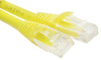 557-216 RS PRO, 0.5m Cat6, Yellow RJ45 to Male RJ45 Male, U/UTP Unshielded, Terminated LSZH Sheath