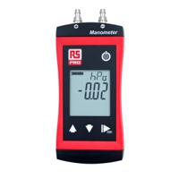 273-9927 RS PRO RS 1107  Manometer With 2 Pressure Port/s, Max Pressure Measurement 200 mbar