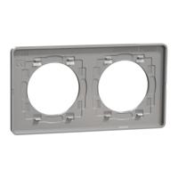 s530804v Schneider Electric Grey, 2 Gang, Odace