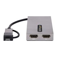 107b-usb-hdmi StarTech.com USB A, USB C to HDMI Adapter, USB 3.2, 2 Supported Display(s) - 4K @ 30Hz