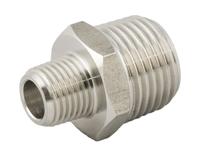 176-2185 RS PRO Fitting, Straight Hexagon Nipple Joint, Male R 1/2in x Male R 3/4in