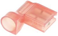 2-520856-2 TE Connectivity Ultra-Fast .250 Red Insulated Female Spade Connector, Flag Terminal, 6.35 x 0.81mm Tab Size, 0.3mm² to