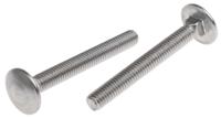 122-4422 Plain Stainless Steel Coach Bolt, M6 x 50mm