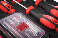 833-5947 RS PRO Pozidriv; Slotted Bit Holder & Standard Screwdriver Set, 39-Piece