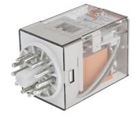 601381100040 Finder Plug In Power Relay, 110V ac Coil, 10A Switching Current, 3PDT