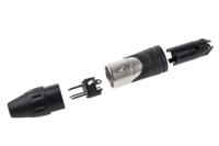 ax3m Amphenol Industrial Cable Mount XLR Connector, Male, 133 V, 3 Way, Silver Plating