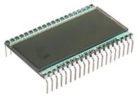 185-0187 RS PRO 7-Segment LCD Display, Black on Grey, 1 Row by 4-1/2 Characters, Transflective