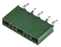 215297-5 TE Connectivity AMPMODU HV100 Series Straight Through Hole Mount PCB Socket, 5-Contact, 1-Row, 2.54mm Pitch, Solder