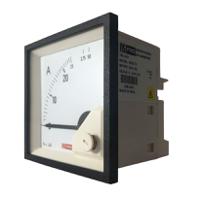 186-2451 RS PRO Analogue Panel Ammeter 50 (Input)A AC, 68mm x 68mm, 1 % Moving Iron