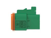 dt06-3s-tn03 TE Connectivity, DT06-3S Automotive Connector Socket Green Cable 3 Way, Cable Termination DT06-3S-TN03