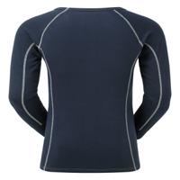 bz1501n-s PULSAR Navy 50% Polyester, 50% Viloft Thermal Shirt, S