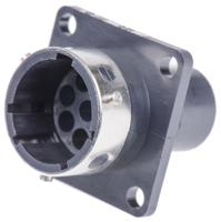 tr1208rms1nb-192926-0450 ITT Cannon Circular Connector, 8 Contacts, Panel, Standard Connector, Socket, Male, IP65, Trident Ringlock Series