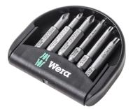 05056473001 Wera Driver Bit Set 6 Pieces, Phillips, Pozidriv, Torx