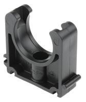 167061038 Georg Fischer PP Black Pipe Clamp, 0.63in x 2in x 1.42in, 0.24in