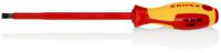 98-20-80 Knipex Slotted Insulated Screwdriver, 8 mm Tip, 175 mm Blade, VDE/1000V, 295 mm Overall