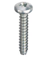 286-7055 RS PRO Bright Zinc Plated Steel Pan Head Self Tapping Screw, N°2 x 8mm Long
