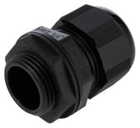 pnc34-bk080 Alpha Wire FIT Wire Management Series Slate PA 6 Cable Gland, NPT 3/4in Thread, 13mm min., 18mm max., IP66, IP68