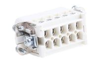 10440100 EPIC Heavy Duty Power Connector Insert, 14A, Male, H-A Series, 10 Contacts