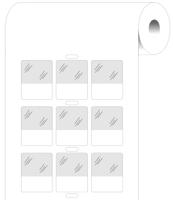 bpt-311-427 Brady B-427 Self-laminating Vinyl Transparent/White Cable Labels, 25.40mm Width, 31.75mm Height, 3000 Qty