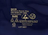 7001012 SCS Moisture Barrier Bag 254mm(W)x 305mm(L)