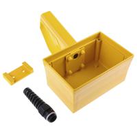 292140000 Rose Pilot Series Yellow Polyamide Handheld Enclosure, Display Window, IP65, 85 x 160 x 211mm