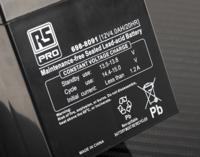 698-8091 RS PRO 12V T1 Sealed Lead Acid Battery, 4Ah