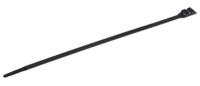 865-9647 RS PRO Cable Tie, Double Locking, 360mm x 9 mm, Black Nylon, Pk-100