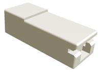 925387-1 TE Connectivity, FASTIN-FASTON .110 1 Way Nylon 66 Crimp Terminal Housing, 2.79mm Tab Size, Natural