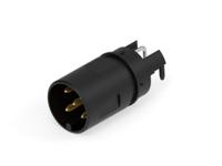 225251-e ERNI Circular Connector, 5 Contacts, Board, M12 Connector, Plug, Male, M12 Connector Series