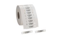 556-80515 HellermannTyton TAGPU Cable Tie Cable Marker, White, Pre-printed "Ladder Style", for Large Cable Bundles And Wires,