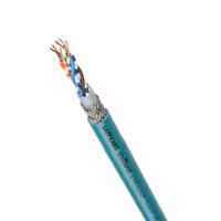21704891 LappETHERLINE FD bioP Cat5e, Blue Unterminated to Unterminated, S/UTP Shielded, Unterminated TPU Sheath