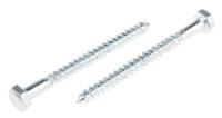 824-935 RS PRO Hex Coach Screw, Steel Bright Zinc Plated, 6mm x 70mm