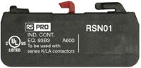 277-8385 RS PRO Auxiliary Contact Block, 1NC, Snap-On