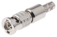 034-1026 Amphenol RF HD-BNC Series, Plug Cable Mount HD-BNC Connector, 75Ω, Crimp Termination, Straight Body