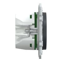 s340406 Schneider Electric Anthracite, 1 Gang, Ovalis C Series
