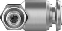 npqr-l-m5-q4 Festo NPQR Series Elbow Fitting, M5 Male to For tubing outside diameter 4 mm, Threaded-to-Tube Connection Style, 8085679