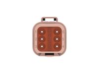 dt04-6p-tn09 TE Connectivity, DT04-6P Automotive Connector Plug Brown Cable 6 Way, Cable Termination DT04-6P-TN09