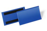 174207 Durable Magnetic Blue 150 x 67mm Metal Logistic pockets, 83mm Height, 163mm Width
