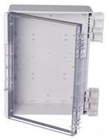 96027665-b-273612-pc-v0-g-7035 Bopla Bocube Series Light Grey Polycarbonate Enclosure, IP66, IP68, IK07, Transparent Lid, 284 x 364 x 120mm