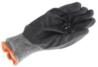 2232273-11 Honeywell Safety POLYTRIL Grey Cotton Cotton Work Gloves, Size 11, Nitrile Foam Coating
