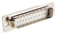 dbc25sp-nw MH Connectors MHD 25 Way Cable Mount D-sub Connector Plug, 2.77mm Pitch
