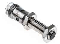 e2a-s08ks02-m1-b1 Omron Inductive Threaded Barrel Proximity Sensor, M8, 2 mm Detection, PNP NO, 12 → 24 V dc