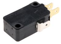 v-16-1c25 Omron Pin Plunger Micro Switch, Tab Terminal, 16 A @ 250 V ac, SP-CO, IP40